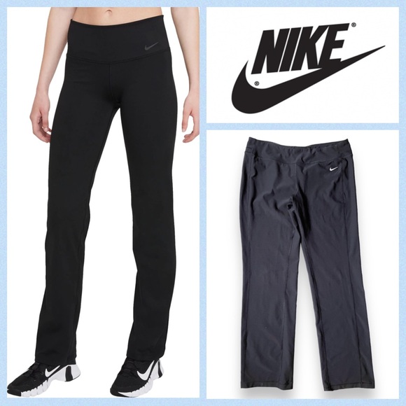Nike Dri Fit jogging long pant bootcut leg tights size Large - Picture 1 of 13